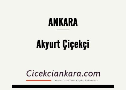 AKYURT ÇİÇEKÇİLİK